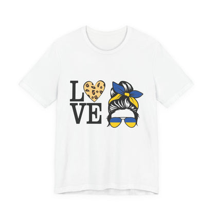 Stylish Love Graphic Tee, Casual Shirt, Gift for Her, Summer Fashion, Trendy Outfit, Valentine's Day, Birthday Gift