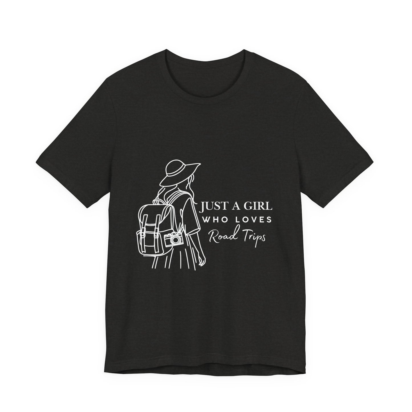 Adventure-Ready Tee for Girls | 'Just a Girl Who Loves Road Trips' | Travel Shirt, Vacation Outfit, Gift for Travelers, Summer [...]
