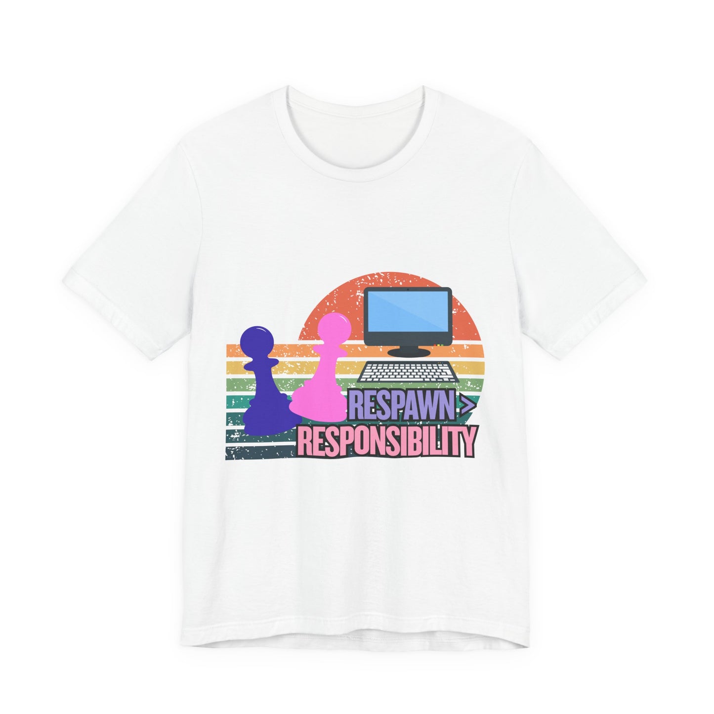 Retro Gaming Tee - Respawn Responsibility T-Shirt for Gamers, Unisex Short Sleeve Jersey, Fun Gift for Birthdays, Holidays, Casual [...]
