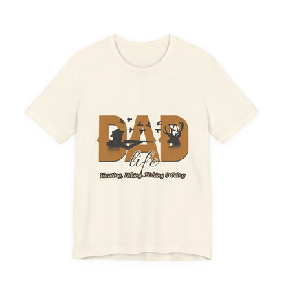 Dad Life Short Sleeve Tee - Celebrate Fatherhood, Gift for Dads, Casual Everyday Wear, Father's Day, Family Gatherings, Outdoor Adventures