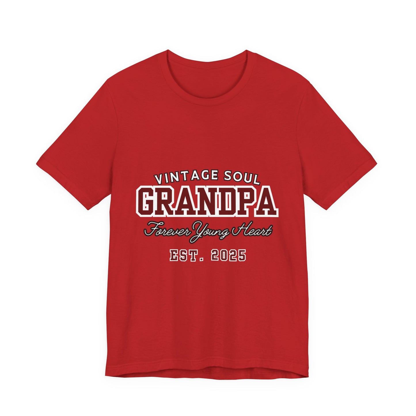 Vintage Soul Grandpa Tee | Perfect Gift for New Grandpas, Father's Day Present, Casual Wear, Family Gatherings, Comfortable Style