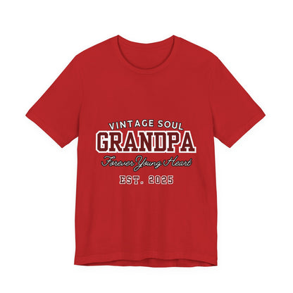 Vintage Soul Grandpa Tee | Perfect Gift for New Grandpas, Father's Day Present, Casual Wear, Family Gatherings, Comfortable Style