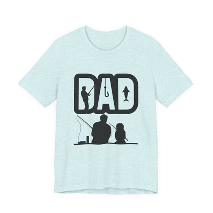 Father and Child Fishing Tee, Perfect Gift for Dads, Fishing Enthusiast Shirt, Father's Day Apparel, Family Bonding Tee