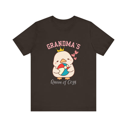 Grandma's Queen of Corgis Tee, Cute Pet Lovers Shirt, Gift for Dog Moms, Unique Grandma Gift, Casual T-Shirt, Fun Animal Tee