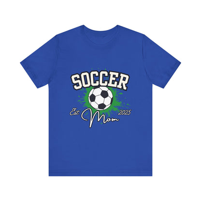 Soccer Mom Pride Unisex Jersey Tee, Sports Shirt, Gift for Soccer Lovers, Casual Wear, Athletic Tee, Soccer Mom Gift
