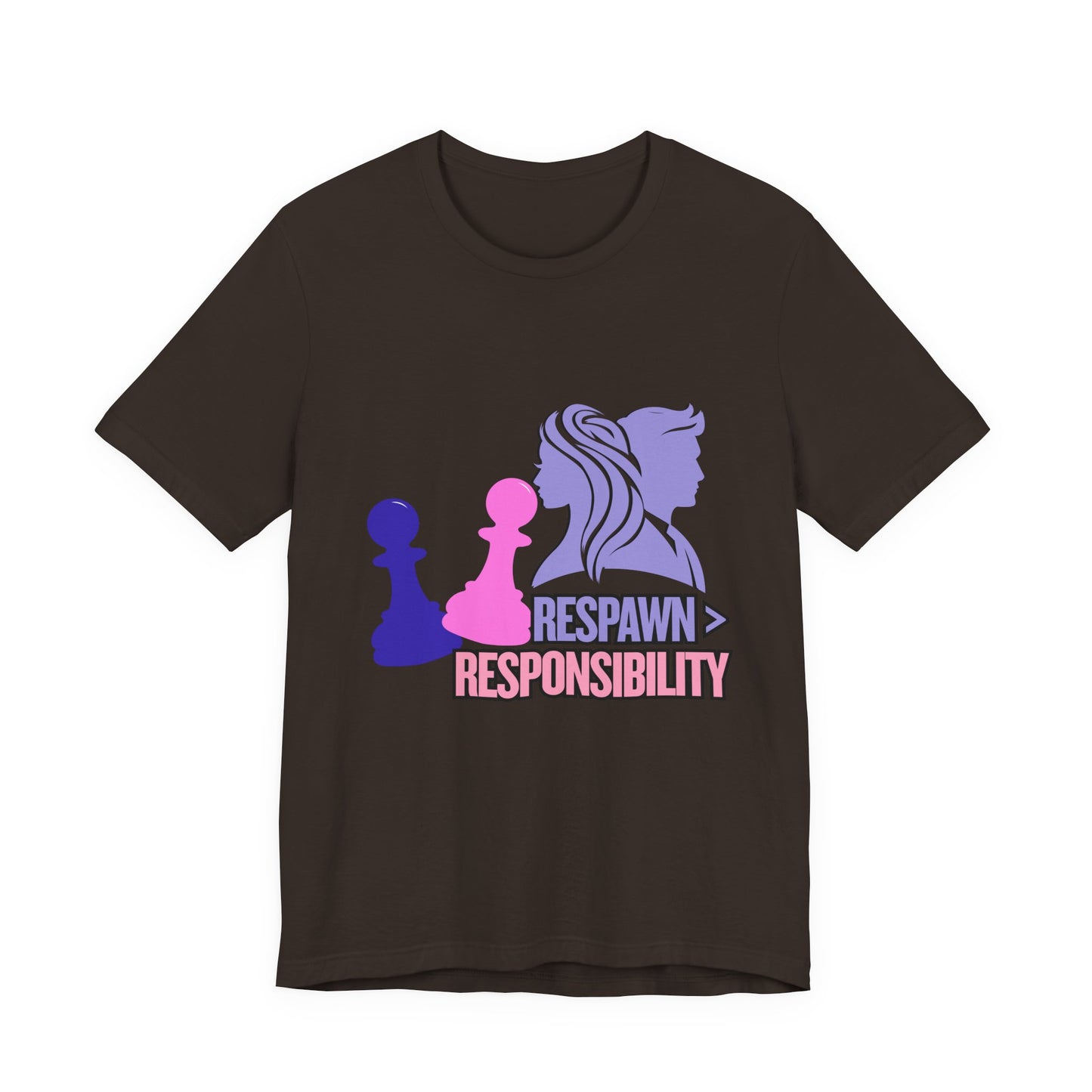 Chess Inspired Graphic Tee, Gamer Shirt, Motivational Quote Top, Casual Wear, Unique Gift for Gamers, Fun Tournament Attire