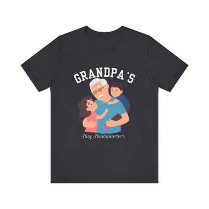Grandpa's Fun Headquarters Tee | Family Gift, Father's Day, Grandparent's Day, Casual Wear, Cute Graphic Shirt