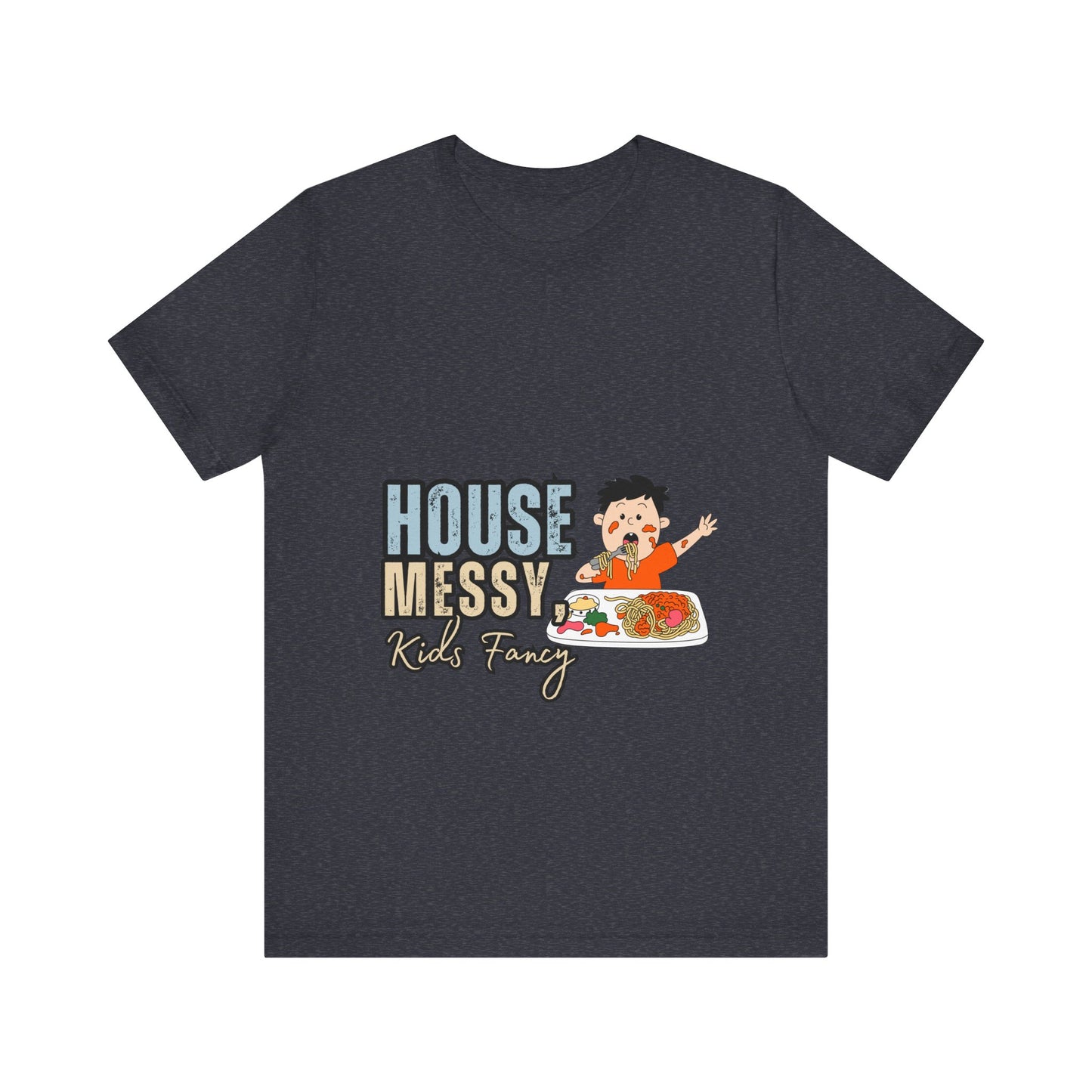 Messy House Kids Funny Tee, Unisex Short Sleeve Shirt, Family Humor Gift, Parenting Humor T-Shirt, Kids Mess T-Shirt