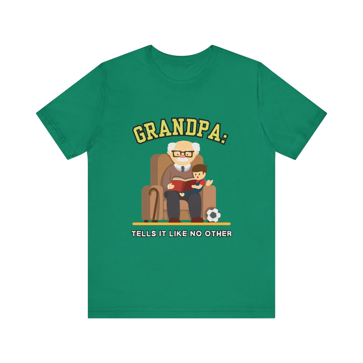 Grandpa Tells It Like No Other Tee | Funny Unisex Short Sleeve, Gift for Grandpa, Family Reunion Wear, Casual Everyday Shirt, Father's [...]