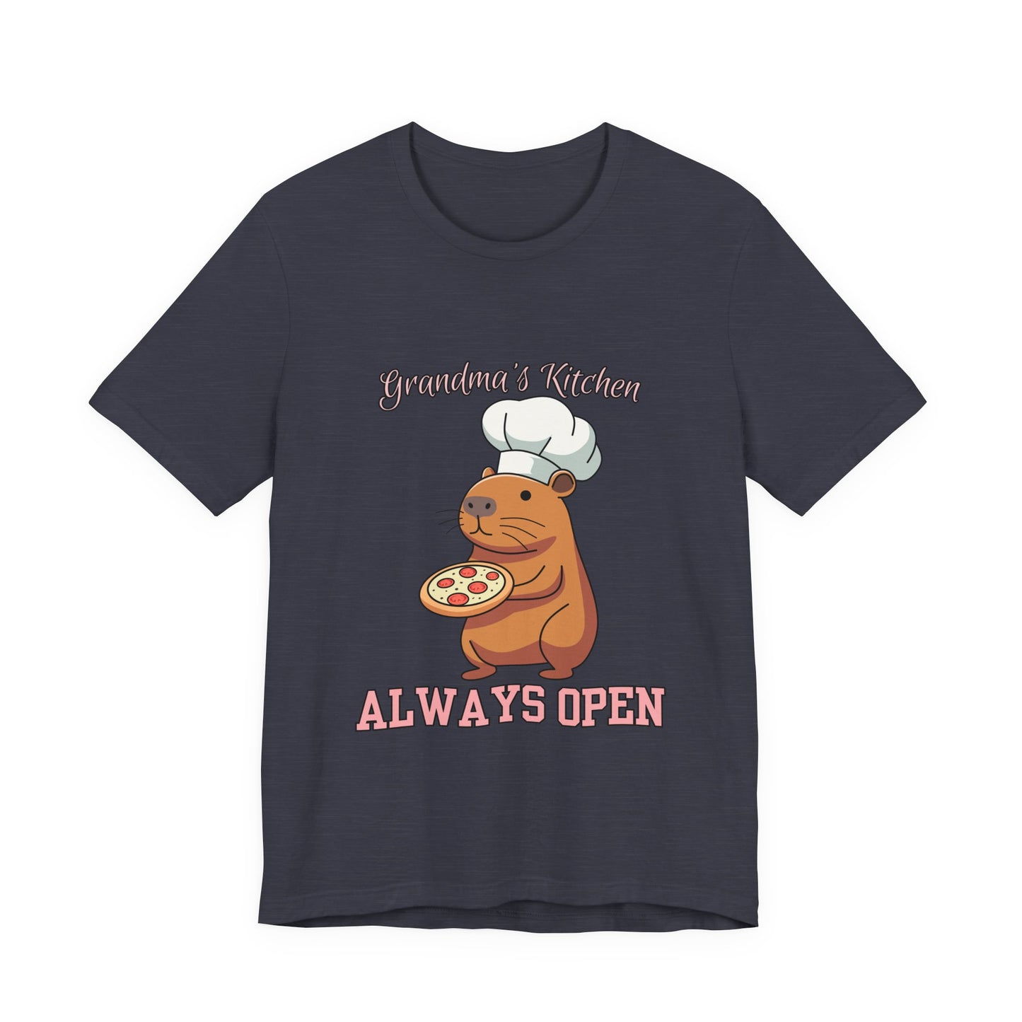 Grandma's Kitchen Unisex Tee | Cute Chef Shirt | Ideal Gift for Food Lovers, Family Gatherings, Birthdays, Home Cooks, Casual Wear