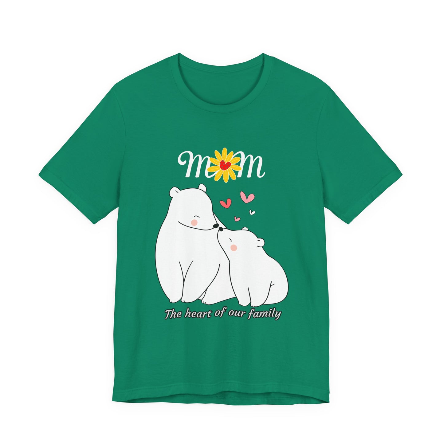 Mom Love Short Sleeve Tee, Cute Mom Shirt, Gift for Mom, Family Tee, Mother's Day Shirt, Mother's Day Gift