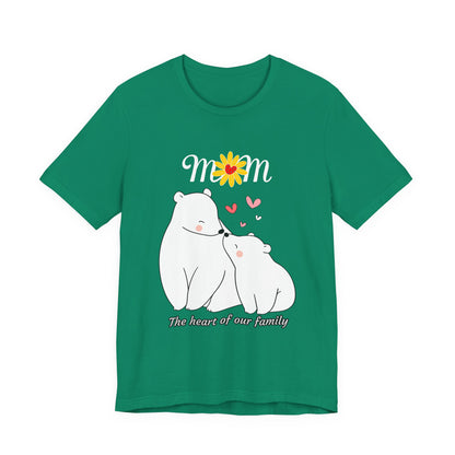 Mom Love Short Sleeve Tee, Cute Mom Shirt, Gift for Mom, Family Tee, Mother's Day Shirt, Mother's Day Gift