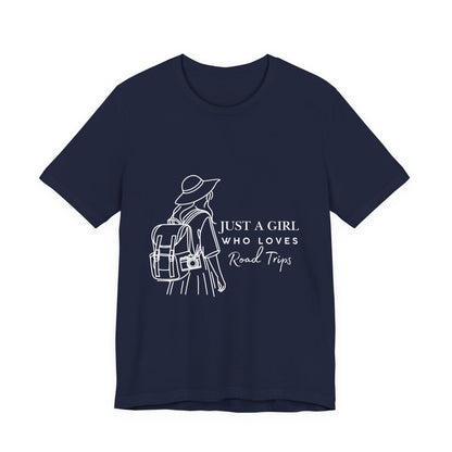 Adventure-Ready Tee for Girls | 'Just a Girl Who Loves Road Trips' | Travel Shirt, Vacation Outfit, Gift for Travelers, Summer [...]