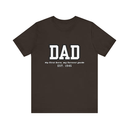 Dad Est. 1986 Unisex Tee - Gift for Father's Day, Birthday Tee, Casual Wear, Family T-Shirt, Dad's Day Out