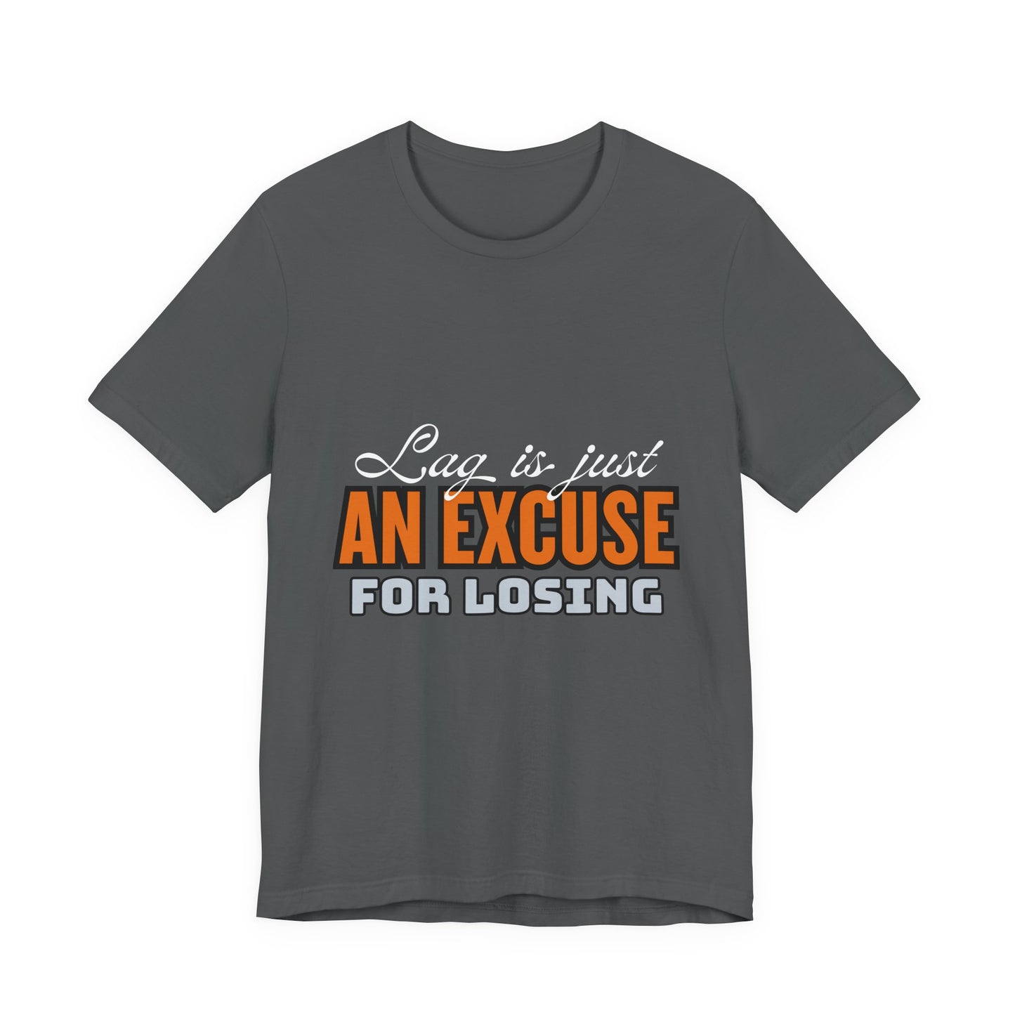 Motivational Fitness Tee, Unisex Jersey Short Sleeve Tee - 'Laziness is just an excuse for losing', Workout Apparel, Gym Shirt, Gift [...]