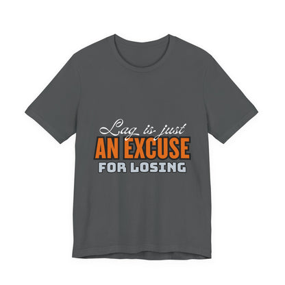 Motivational Fitness Tee, Unisex Jersey Short Sleeve Tee - 'Laziness is just an excuse for losing', Workout Apparel, Gym Shirt, Gift [...]