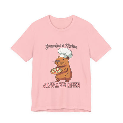 Grandma's Kitchen Unisex Tee | Cute Chef Shirt | Ideal Gift for Food Lovers, Family Gatherings, Birthdays, Home Cooks, Casual Wear