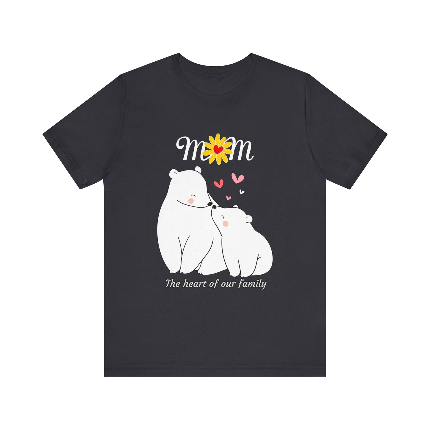 Mom Love Short Sleeve Tee, Cute Mom Shirt, Gift for Mom, Family Tee, Mother's Day Shirt, Mother's Day Gift