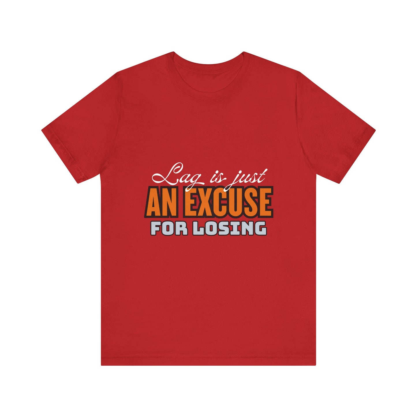 Motivational Fitness Tee, Unisex Jersey Short Sleeve Tee - 'Laziness is just an excuse for losing', Workout Apparel, Gym Shirt, Gift [...]