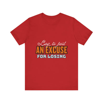 Motivational Fitness Tee, Unisex Jersey Short Sleeve Tee - 'Laziness is just an excuse for losing', Workout Apparel, Gym Shirt, Gift [...]