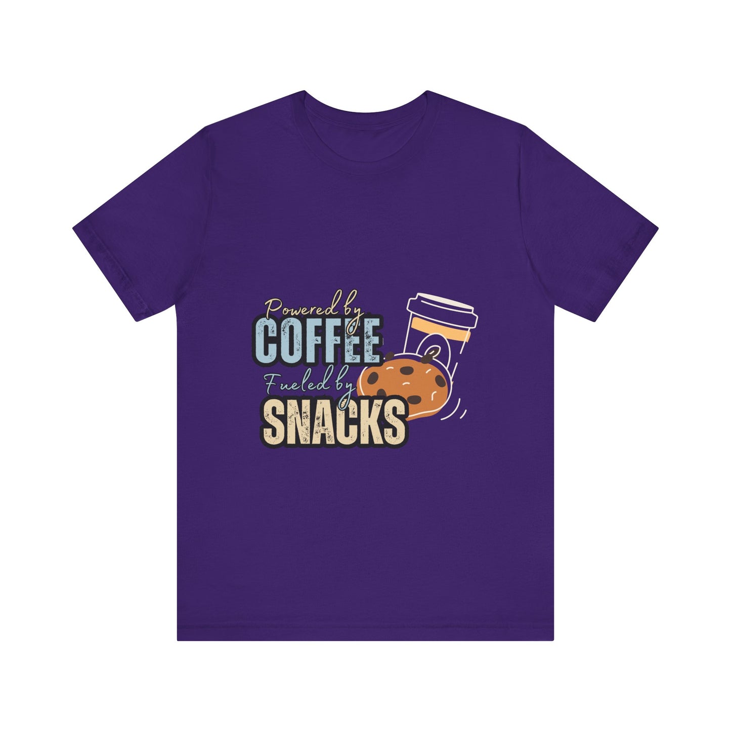 Coffee & Snacks Unisex Tee | Fun Graphic Shirt | Perfect for Coffee Lovers | Kitchen Gift | Foodie Apparel