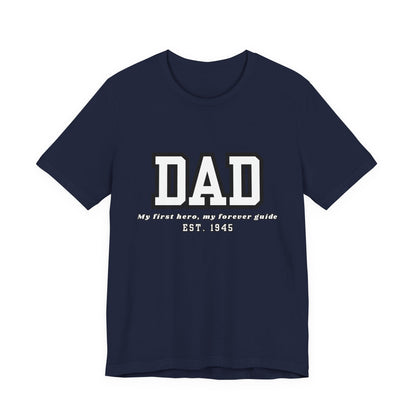 Dad Est. 1986 Unisex Tee - Gift for Father's Day, Birthday Tee, Casual Wear, Family T-Shirt, Dad's Day Out