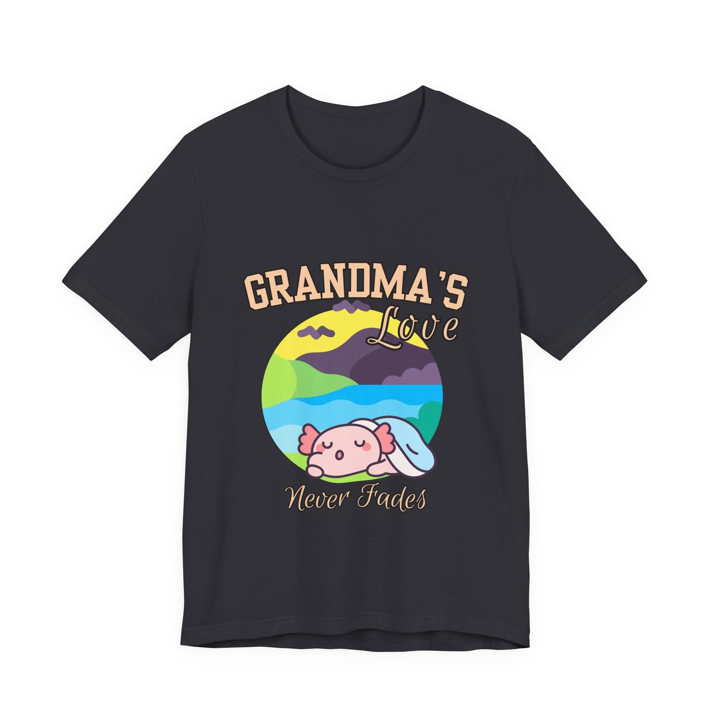 Grandma's Love Unisex Jersey Tee, Cute Gift for Grandma, Birthday Gift, Family Reunion, Comfortable Casual Tee, Heartwarming Apparel