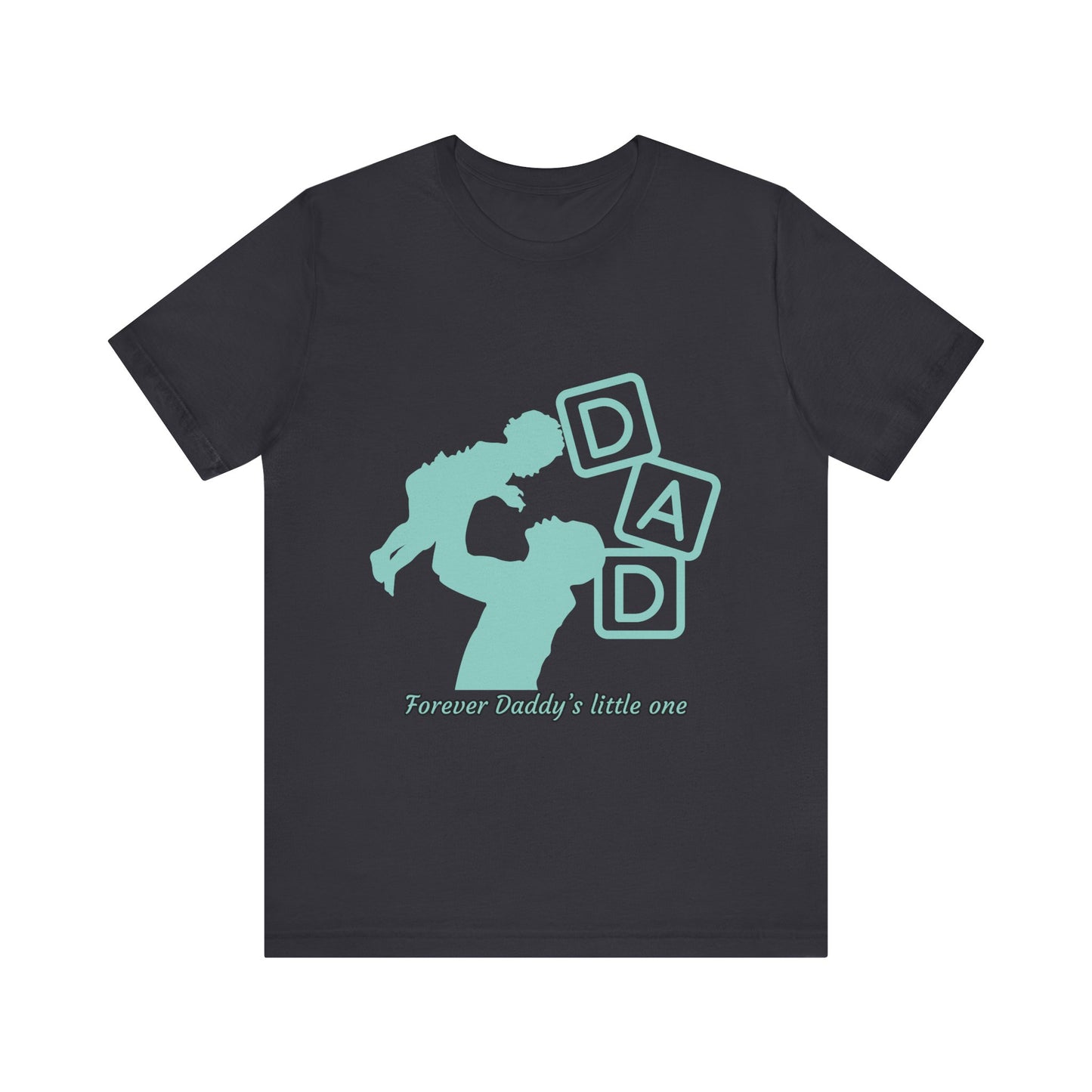 Dad and Child Love Tee, Father's Day Gift, Unisex Jersey T-Shirt, Family Bonding, Casual Wear, Forever Daddy's Little One