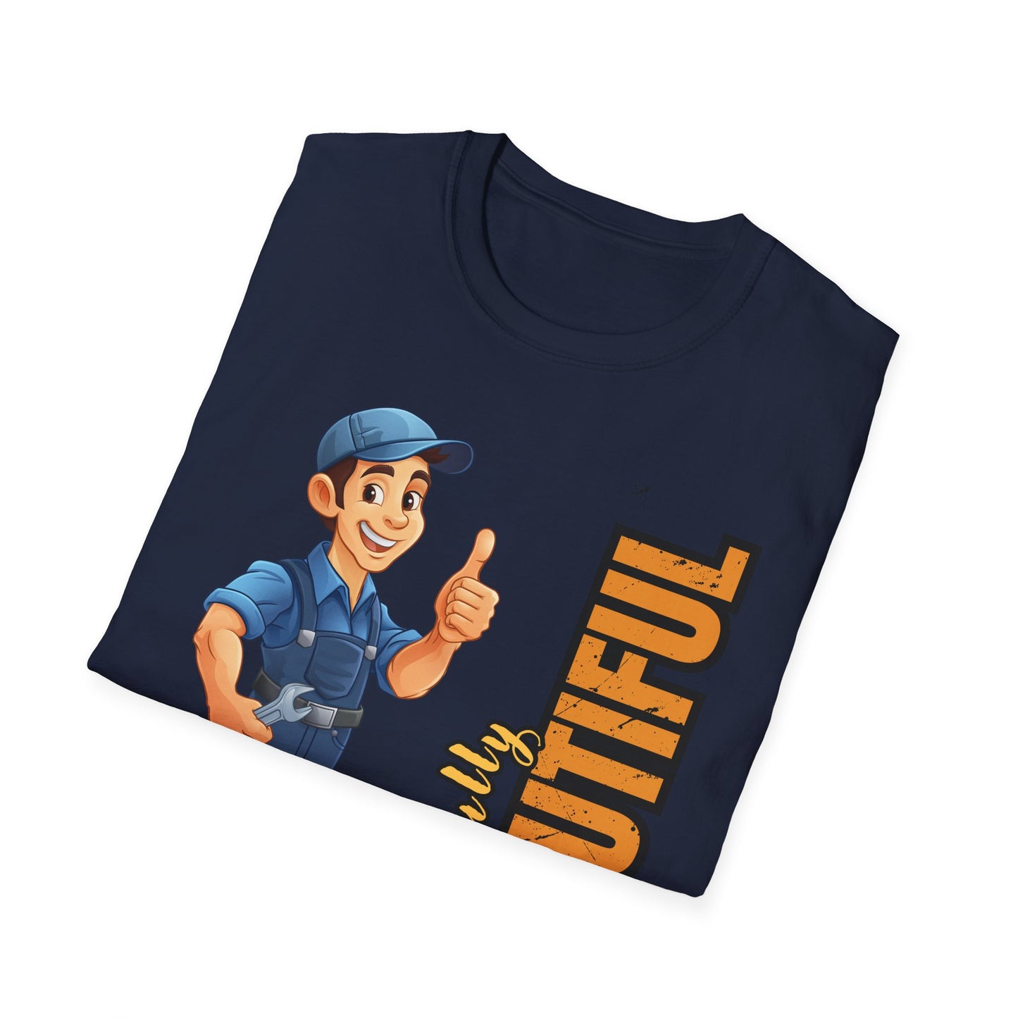 Plumber T-Shirt with Skillfully Beautiful Design, Funny Work T-Shirt, Great for Mechanics, Birthdays, or Casual Wear