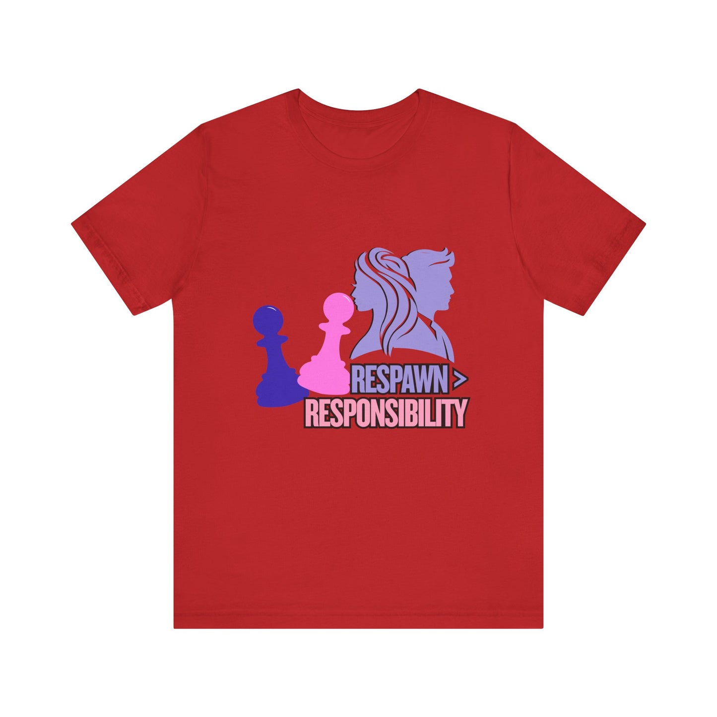Chess Inspired Graphic Tee, Gamer Shirt, Motivational Quote Top, Casual Wear, Unique Gift for Gamers, Fun Tournament Attire