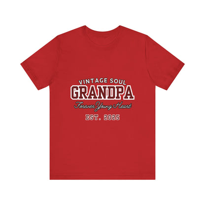 Vintage Soul Grandpa Tee | Perfect Gift for New Grandpas, Father's Day Present, Casual Wear, Family Gatherings, Comfortable Style