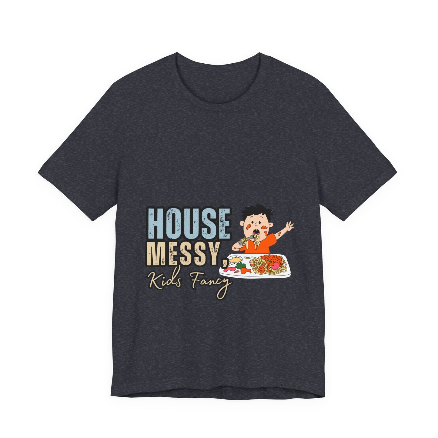 Messy House Kids Funny Tee, Unisex Short Sleeve Shirt, Family Humor Gift, Parenting Humor T-Shirt, Kids Mess T-Shirt