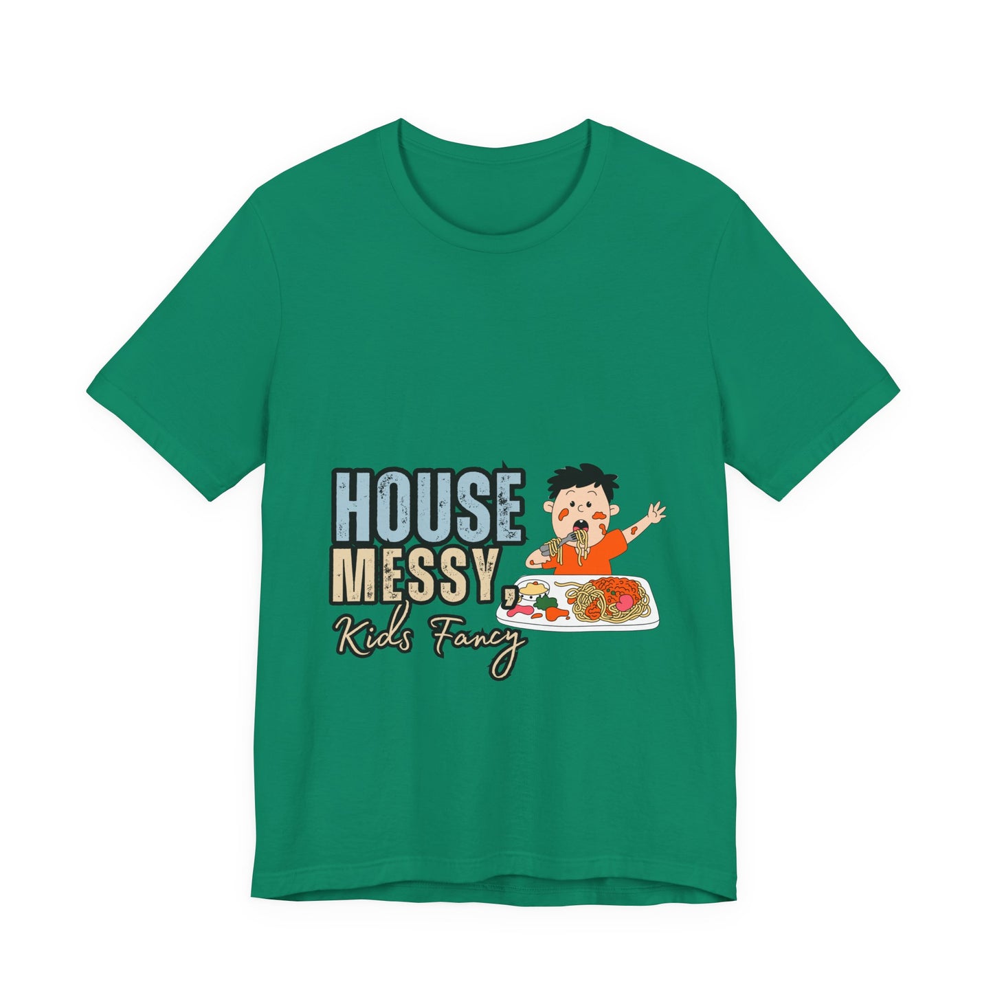 Messy House Kids Funny Tee, Unisex Short Sleeve Shirt, Family Humor Gift, Parenting Humor T-Shirt, Kids Mess T-Shirt