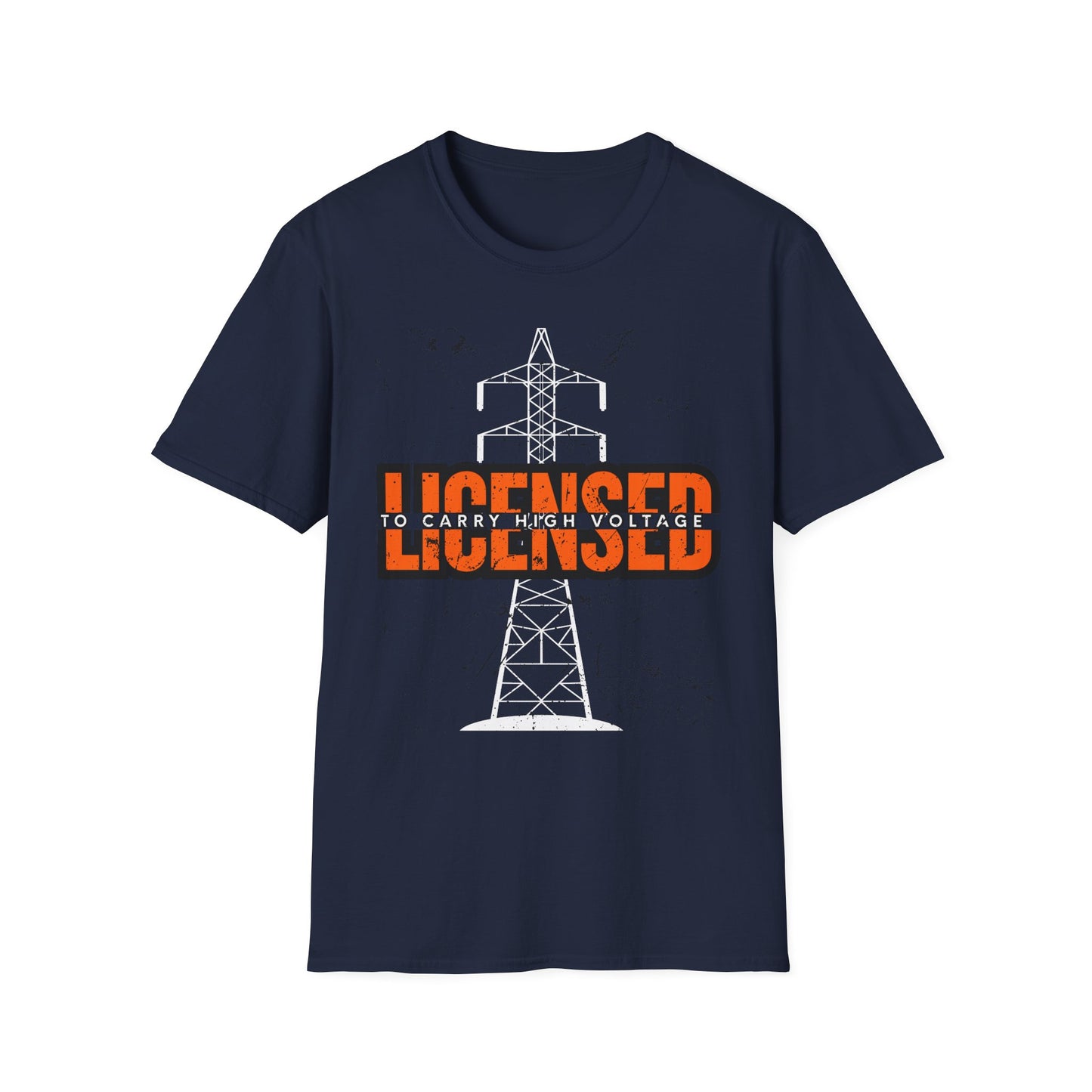 Licensed Electrician Vintage Style Unisex T-Shirt, Casual Wear, Graphic Tee for Everyday Use, Gift for Friends, Trendy Apparel