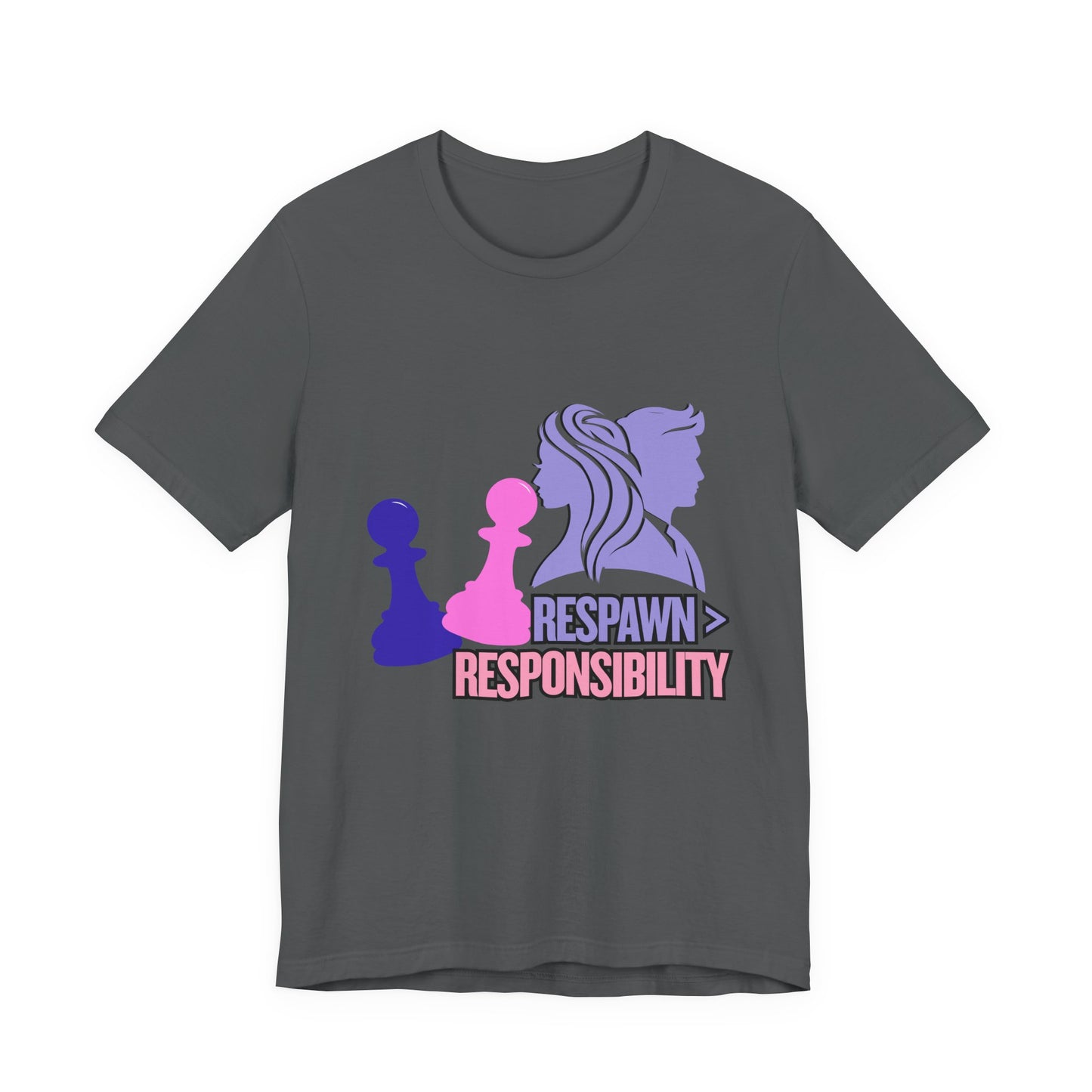Chess Inspired Graphic Tee, Gamer Shirt, Motivational Quote Top, Casual Wear, Unique Gift for Gamers, Fun Tournament Attire