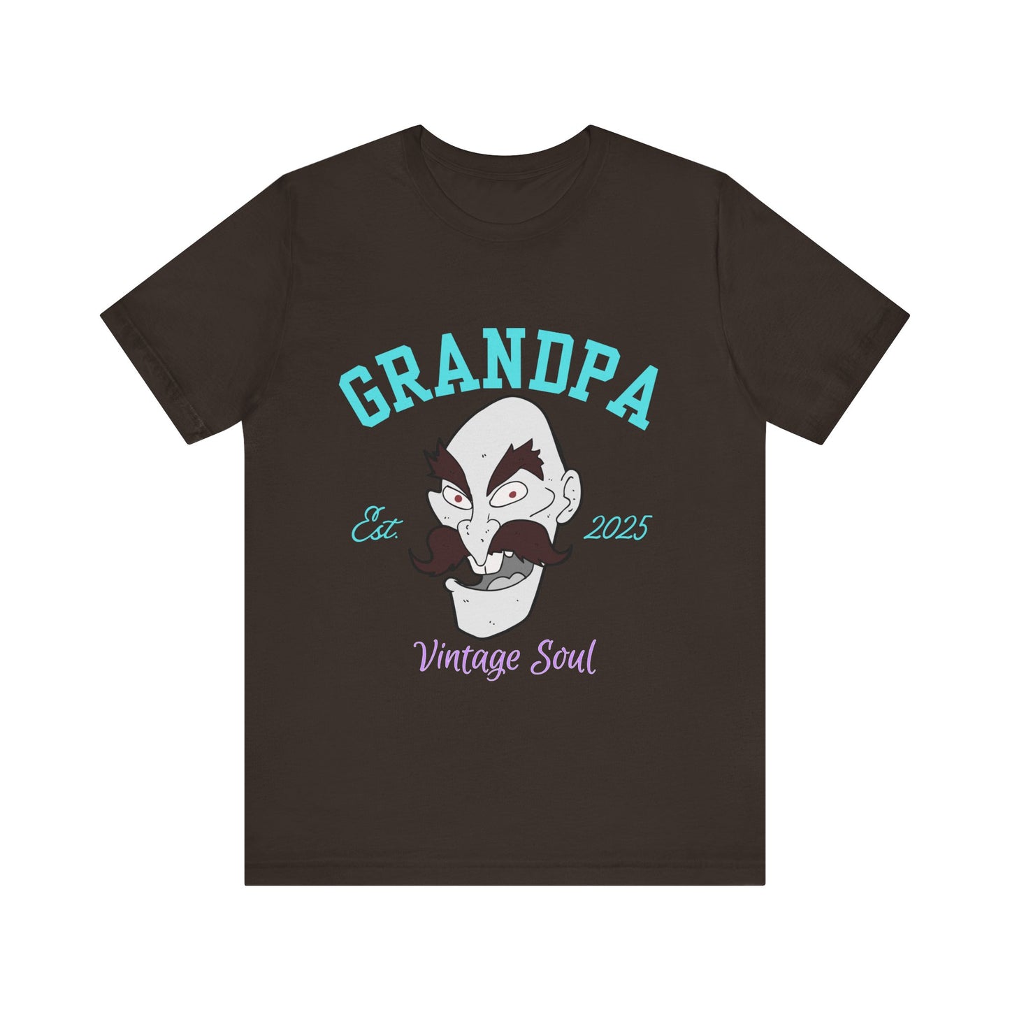 Grandpa Est 2025 Vintage Soul Tee, Funny Grandpa Gift, Unisex T-Shirt, Father's Day, Vintage Style, Gift for Grandpa