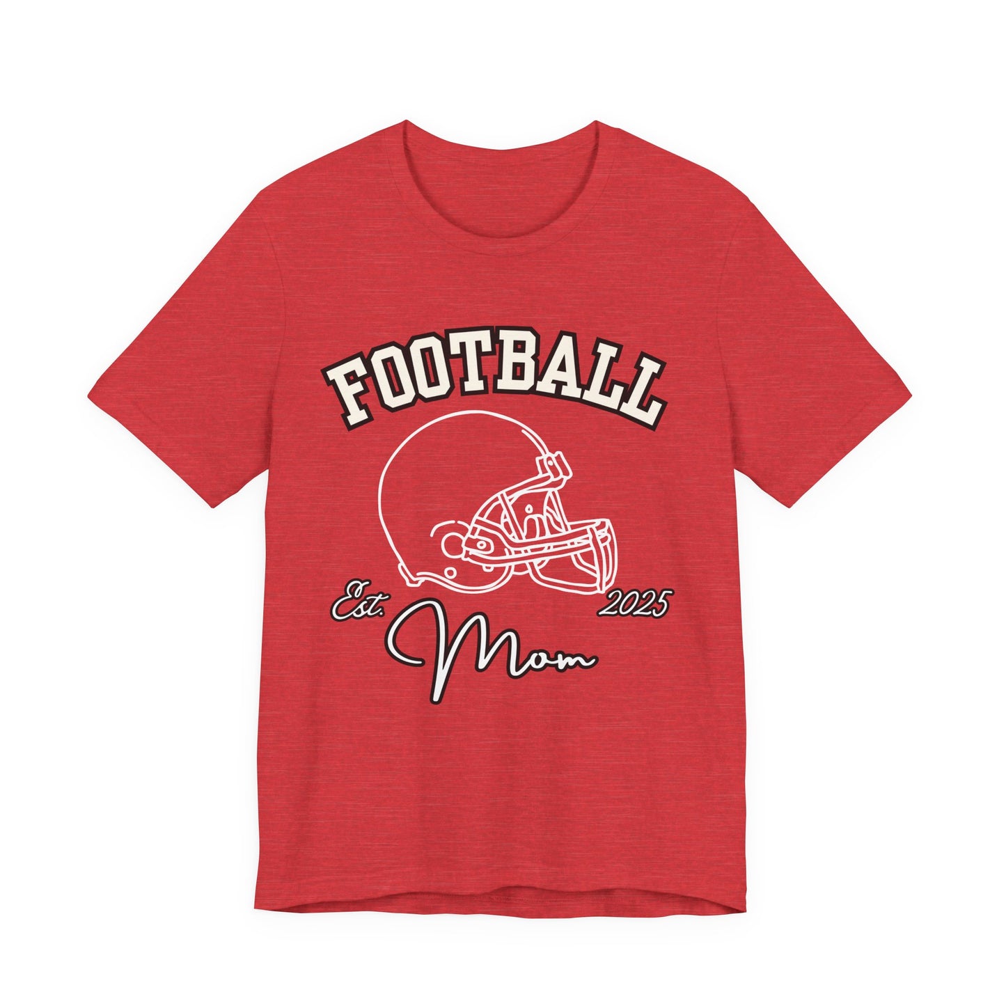 Football Mom Unisex Tee, Sports Fan Shirt, Gift for Moms, Casual Wear, Football Season Apparel, Family Game Day Top