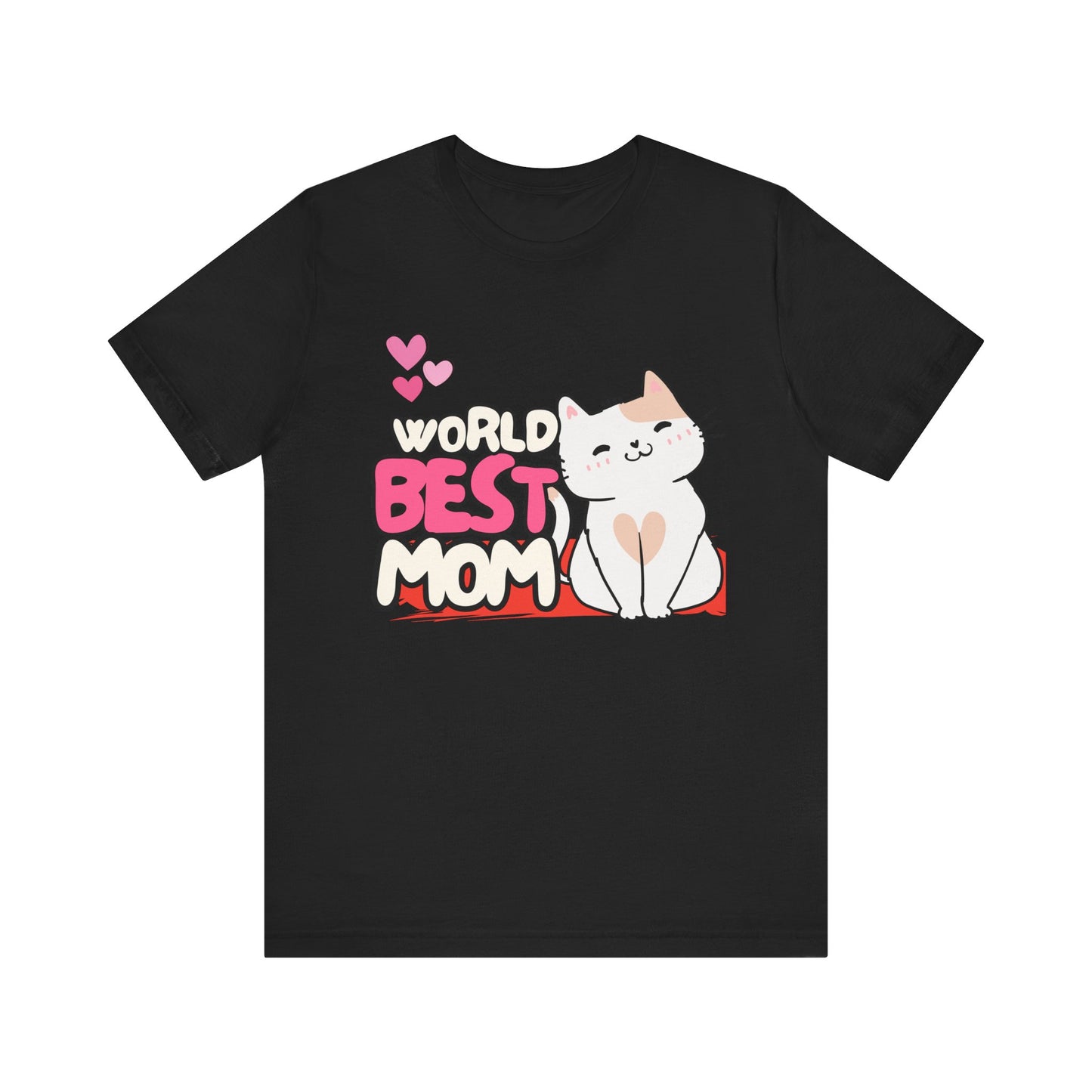 World's Best Mom Kitty Cat Tee, Unisex T-Shirt for Cat Lovers, Mother's Day Gift, Casual Wear, Kids and Moms Matching Shirts, Cute Pet Lover [...]