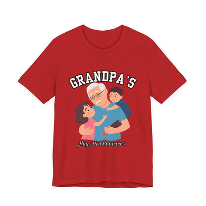 Grandpa's Fun Headquarters Tee | Family Gift, Father's Day, Grandparent's Day, Casual Wear, Cute Graphic Shirt