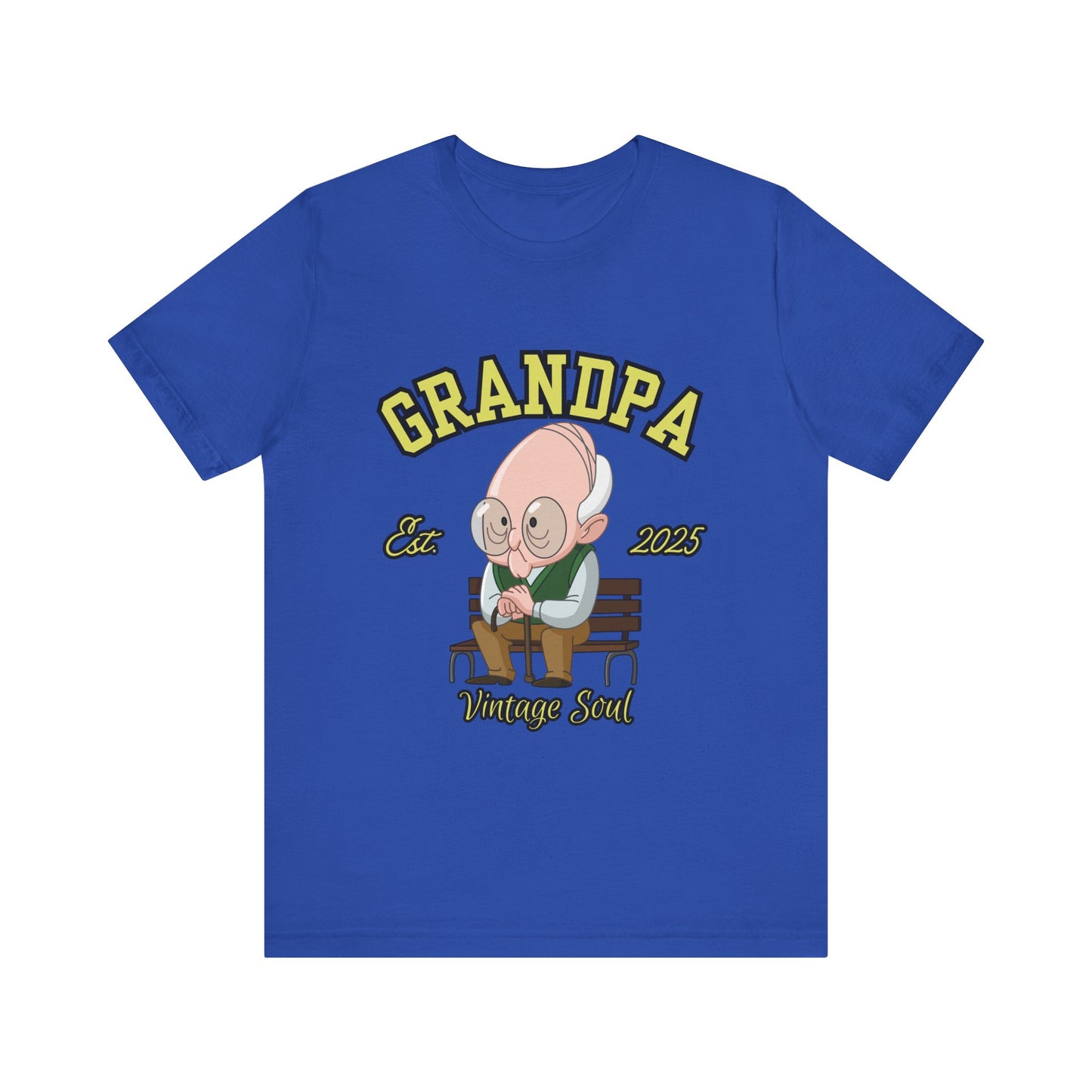 Vintage Grandpa Tee, Unisex Short Sleeve T-Shirt, Gift for Grandpa, Father's Day Outfit, Family Reunion Apparel, Nostalgic T-Shirt