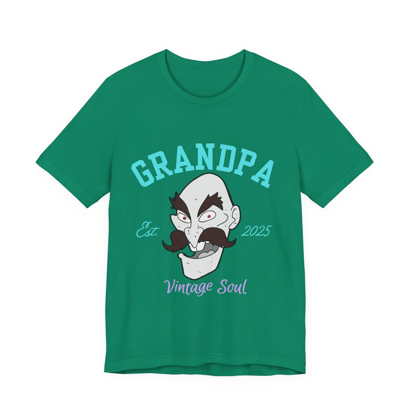 Grandpa Est 2025 Vintage Soul Tee, Funny Grandpa Gift, Unisex T-Shirt, Father's Day, Vintage Style, Gift for Grandpa