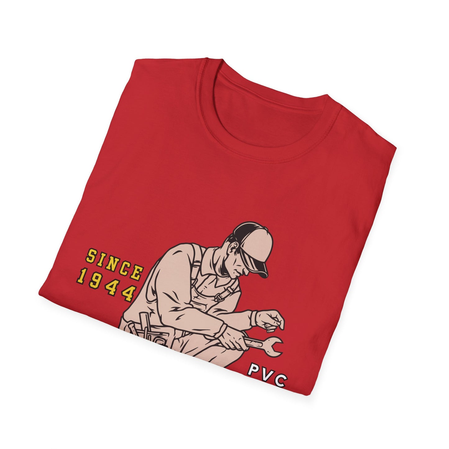 Vintage Plumber T-Shirt, Funny Plumbing Tee, Gift for Plumbers, Since 1944 Graphic Shirt, Unisex Softstyle Apparel