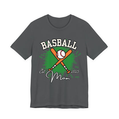 Baseball Mom Unisex Jersey Tee - Soft Cotton Shirt for Sports Enthusiasts, Great Gift for Mother's Day, Game Day Apparel, Team Spirit Wear