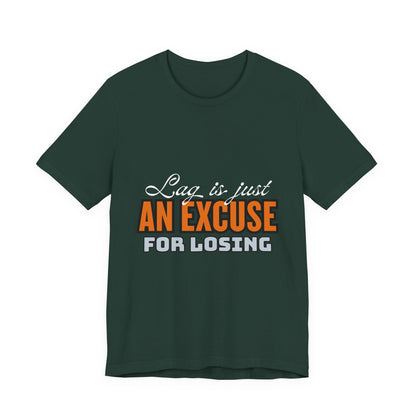 Motivational Fitness Tee, Unisex Jersey Short Sleeve Tee - 'Laziness is just an excuse for losing', Workout Apparel, Gym Shirt, Gift [...]