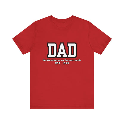 Dad Est. 1986 Unisex Tee - Gift for Father's Day, Birthday Tee, Casual Wear, Family T-Shirt, Dad's Day Out