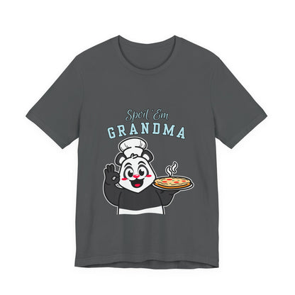 Cute Grandma Cooking Tee, Fun Family Gift, Unisex T-Shirt, Cute Chef Panda Design, Birthday, Mother's Day, Casual Wear