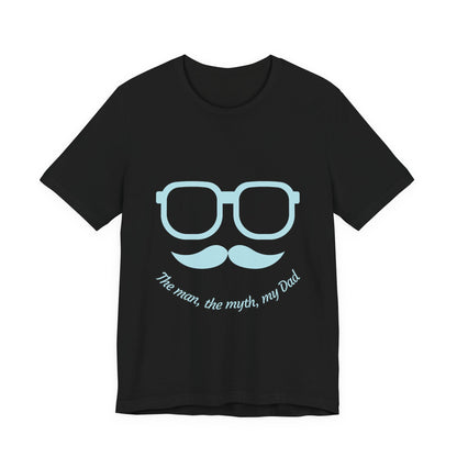Dad Myth Short Sleeve Tee, Father's Day Gift, Unisex T-Shirt, Funny Dad Shirt, Casual Dad Apparel, Gift for Him