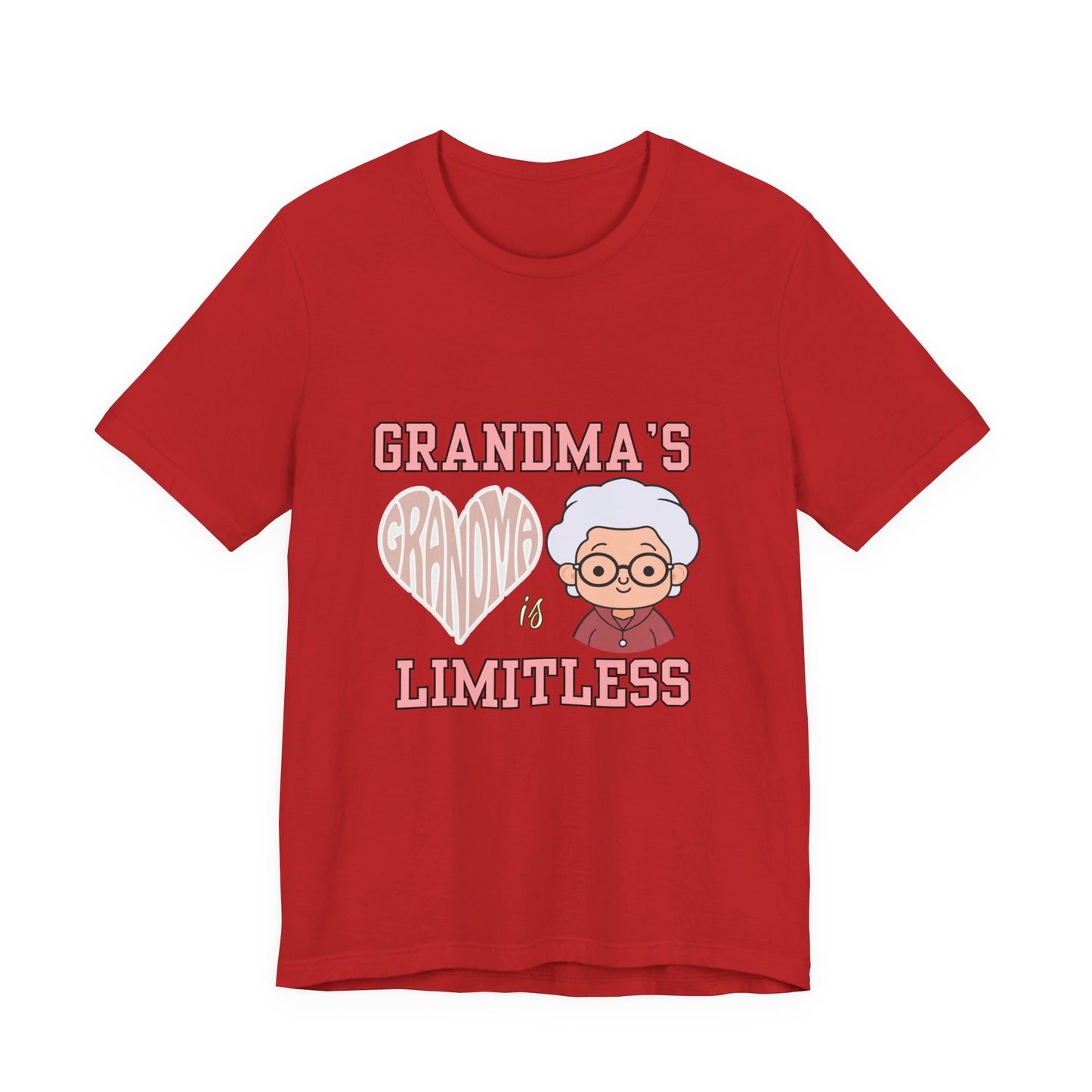 Grandma's Limitless Love Unisex Tee, Cute Grandmother Gift, Family Reunion Shirt, Mother's Day Tee, Comfortable Everyday Wear, [...]