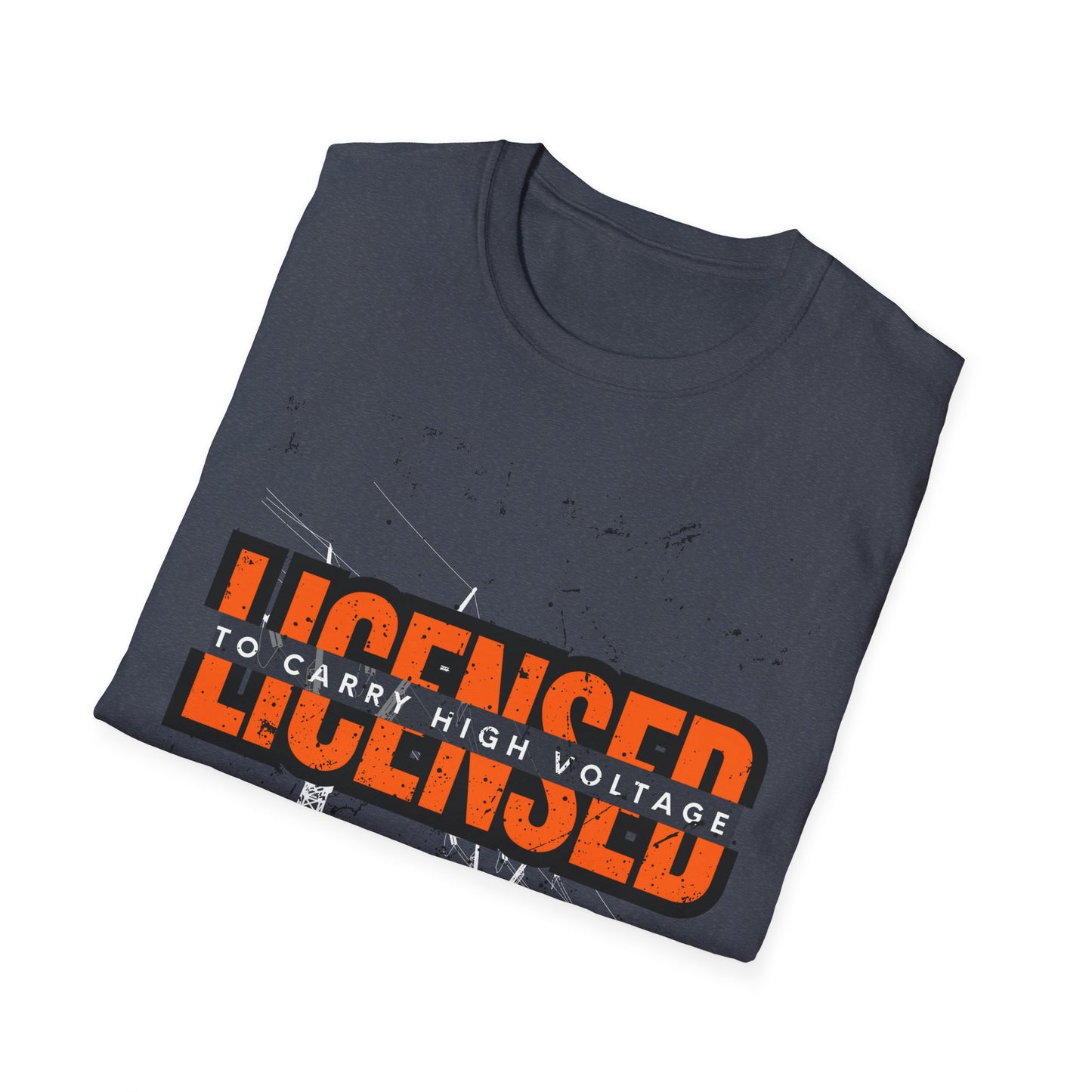 Licensed Electrician Unisex T-Shirt, Casual Wear, Gift for Birthdays, Trendy Electrician Gift, Tradesperson shirt