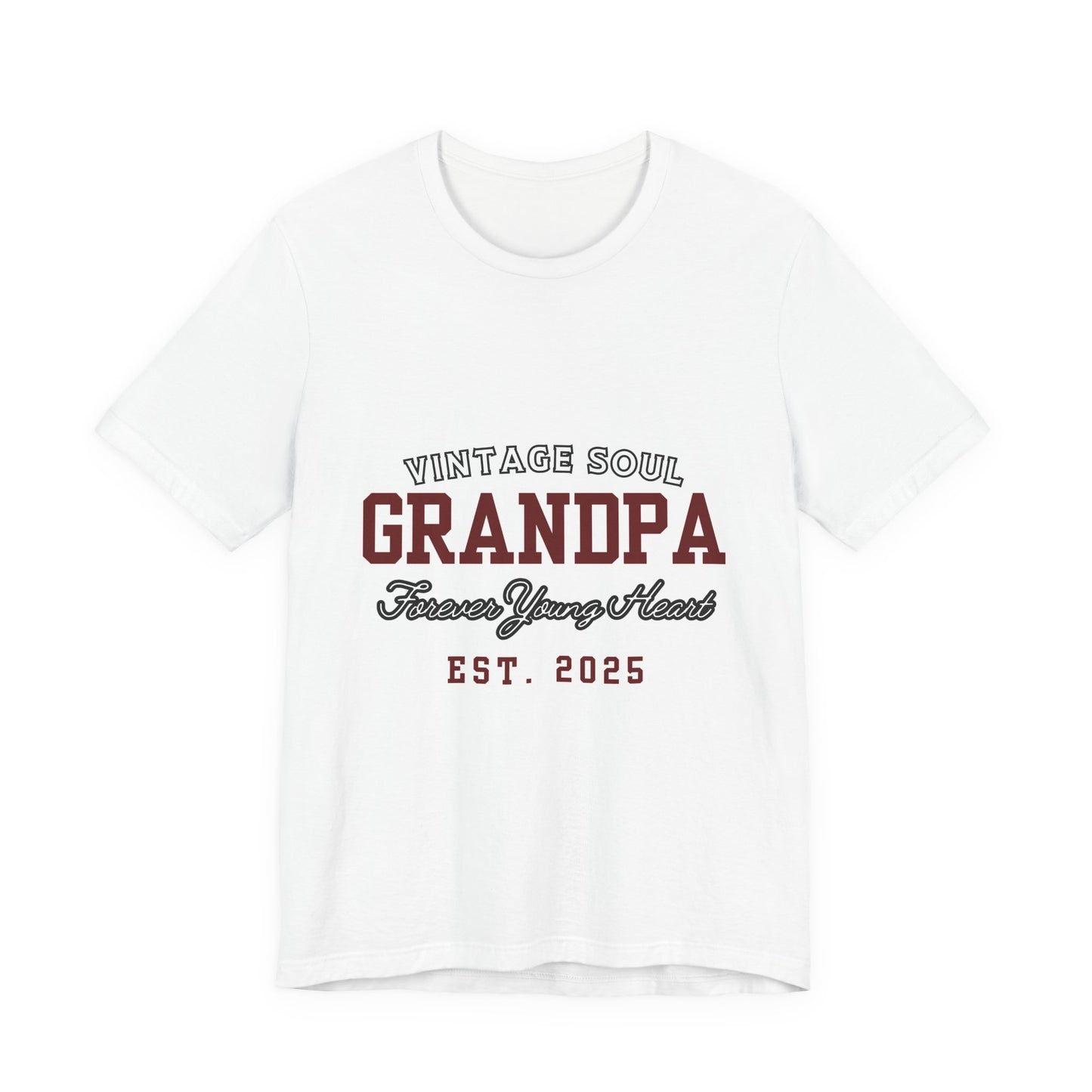 Vintage Soul Grandpa Tee | Perfect Gift for New Grandpas, Father's Day Present, Casual Wear, Family Gatherings, Comfortable Style